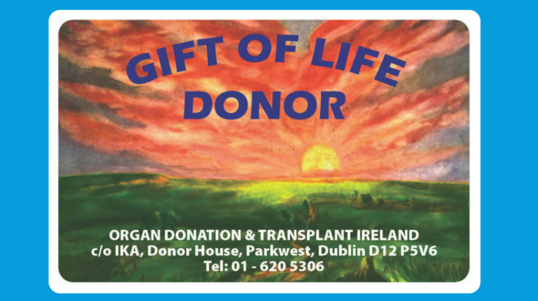Organ Donor Cards are now available in Waiting Rooms Nationwide