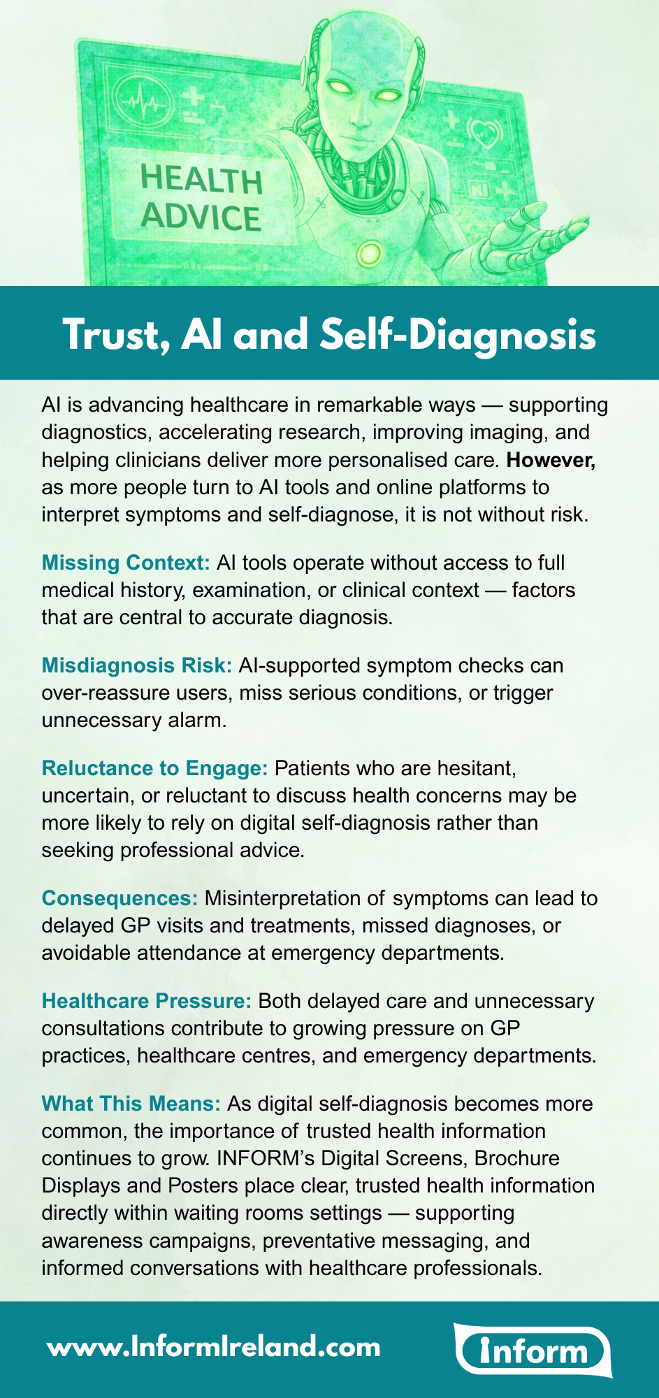 Trust, AI and Self-Diagnosis fact card